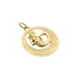 Gouden sterrenbeeld hanger; Waterman (Alle Gouden sieraden), Ophalen of Verzenden, Gebruikt, Goud, Overige merken