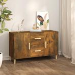 vidaXL Dressoir 100x36x60 cm bewerkt hout gerookt, Huis en Inrichting, Kasten | Dressoirs, 100 tot 150 cm, Verzenden, Nieuw, 25 tot 50 cm
