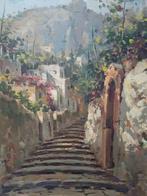Ezelino Briante (1901-1971) - Capri - Salita di Anacapri