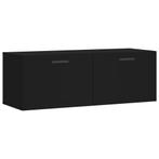 Wandkast 100cm Zwart - Retourdeal - Strak Design, Ophalen of Verzenden, Nieuw