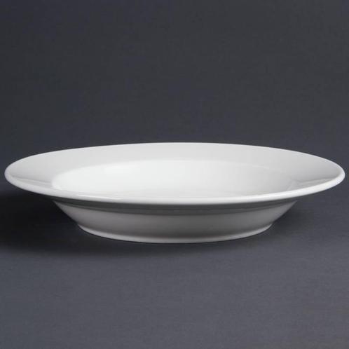 Diepe porselein borden 27 cm (stuks 6), Zakelijke goederen, Horeca | Overige, Verzenden