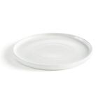 Nieuw! | Set van 4 platte borden in zandsteen Elinor | Wit, Nieuw, Verzenden