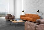 Bankstel Alverna - rechte banken - Cognac, Huis en Inrichting, Banken | Bankstellen, Nieuw, Stof