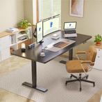 Zit sta bureau - Elektrisch - Verstelbaar - 160x70  cm - Zwa, Verzenden, Zo goed als nieuw