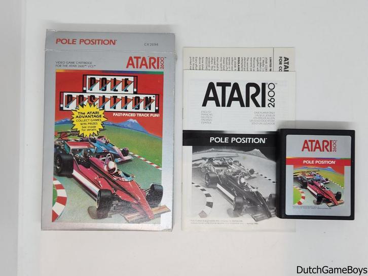 Atari 2600 - Pole Position, Spelcomputers en Games, Games | Atari, Gebruikt, Verzenden