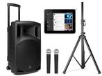 Karaoke Speaker 12 600W Met 2 Draadloze Microfoons +, Verzenden, Nieuw, Overige typen, Overige merken