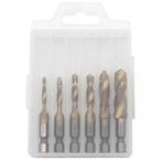 Boortap Set - Draadtap Boorset - Titanium Verguld - M3-M10 -, Doe-het-zelf en Verbouw, Gereedschap | Handgereedschap, Verzenden