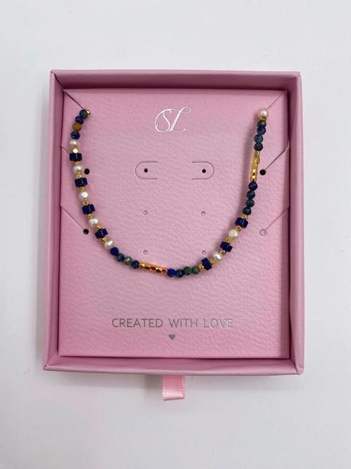 -40% Smashed Lemon  Smashed Lemon 64061 getinte kwartsen kra, Sieraden, Tassen en Uiterlijk, Kettingen, Nieuw, Verzenden