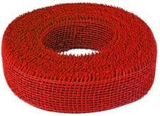 Jute band Rood 5 cm rol 40 meter, Hobby en Vrije tijd, Knutselen, Nieuw, Ophalen of Verzenden