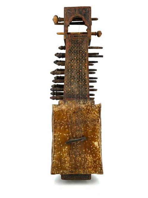 Sarangi muziekinstrument - Hout - India - 19e eeuw, Antiek en Kunst, Kunst | Niet-Westerse kunst