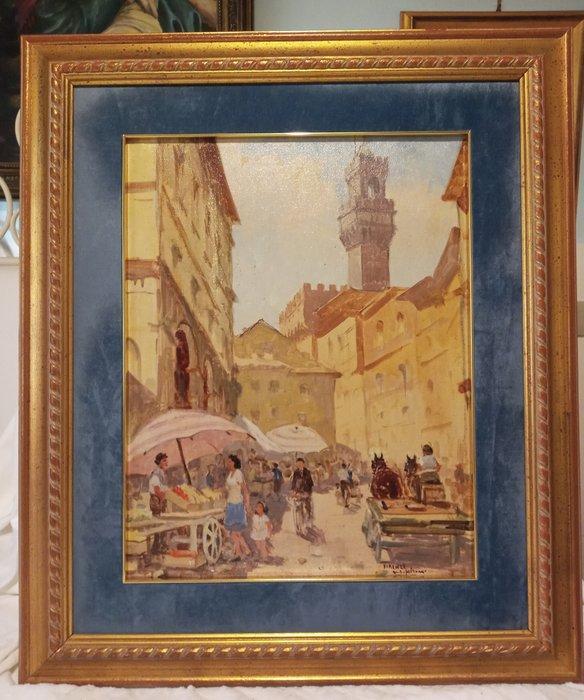 Giulio Falzoni (1900-1979) - Firenze, Antiek en Kunst, Kunst | Schilderijen | Klassiek
