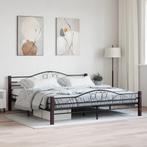 vidaXL Bedframe metaal zwart 180x200 cm, Eenpersoons, Verzenden, Zwart, Nieuw