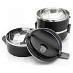 Meyerhoff Thermische Lunchbox 3 Lagen – 2100 ml – RVS Bento, Ophalen of Verzenden, Nieuw