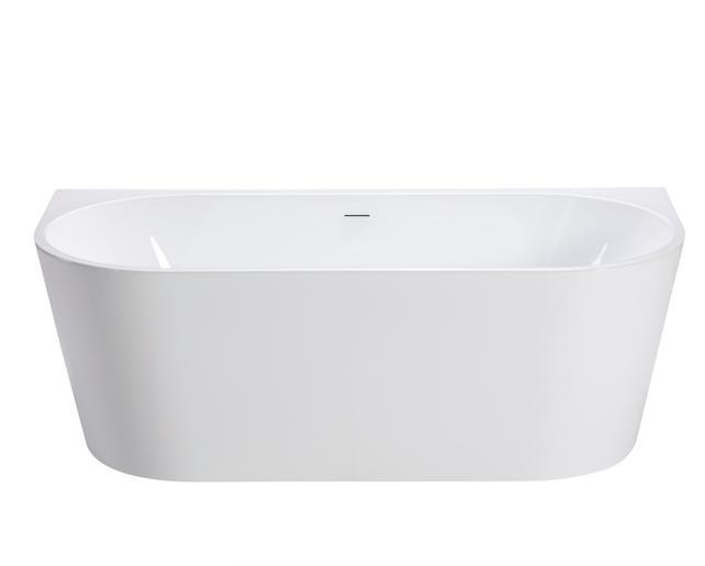 SALE - SALE - Eiby 170 - Glans wit - Halfvrijstaand bad  -, Doe-het-zelf en Verbouw, Sanitair, Nieuw, Ophalen of Verzenden