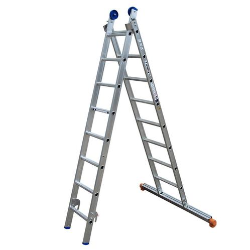 Alumexx XD ladder 2-delig, Doe-het-zelf en Verbouw, Ladders en Trappen, Ladder, Nieuw, Verzenden