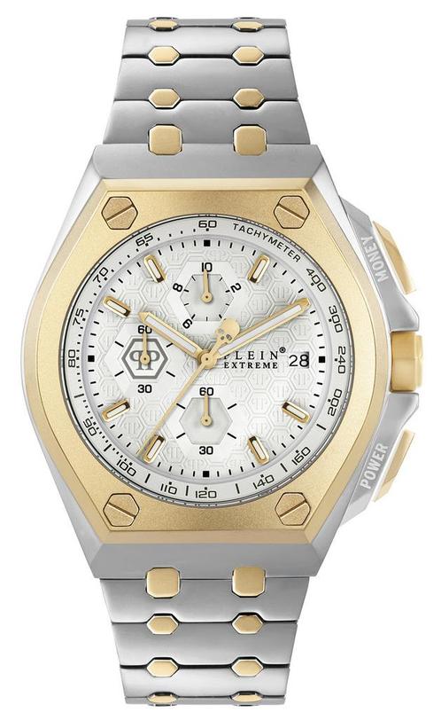 Philipp Plein PWGAA0421 Plein Extreme horloge 44 mm, Sieraden, Tassen en Uiterlijk, Horloges | Heren, Staal, Nieuw, Staal, Overige merken