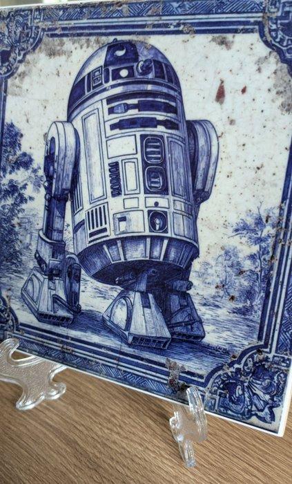 Teejo - Pop Collection - Lot de 4 carreaux céramique, Antiek en Kunst, Kunst | Designobjecten