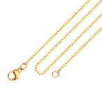 Fako Bijoux - Schakelketting RVS - Ketting Staal - Stainless, Sieraden, Tassen en Uiterlijk, Kettingen, Verzenden, Nieuw