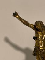 sculptuur, Corpus Christi - 13 cm - Verguld brons