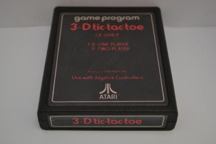 3-D Tic-Tac-Toe (ATARI), Spelcomputers en Games, Games | Atari, Zo goed als nieuw, Verzenden