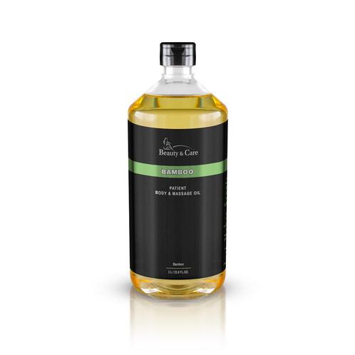 Beauty &amp; Care Bamboe massage olie 1 liter 1 L.  new, Sport en Fitness, Massageproducten, Olie of Lotion, Nieuw, Ophalen of Verzenden