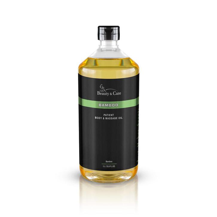 Beauty & Care Bamboe massage olie 1 liter 1 L.  new, Sport en Fitness, Massageproducten, Olie of Lotion, Nieuw, Ophalen of Verzenden