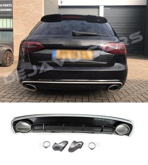 RS4 Look Diffuser voor Audi A4 B8.5, Auto-onderdelen, Carrosserie en Plaatwerk, Achter, Bumper, Nieuw, Audi, Ophalen of Verzenden