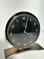 Bureauklok - Imhof - Art Deco Messing - 1950-1960