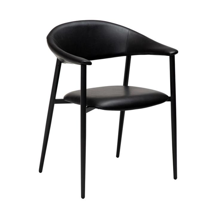 *WOONWINKEL* Dan-Form Rover Design Eetkamerstoel Zwart Kunst, Huis en Inrichting, Stoelen, Zwart, Nieuw, Verzenden