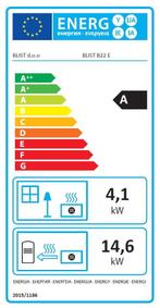 Krachtige houtkachel voor grote ruimtes - 22kW - Tot 220m², Huis en Inrichting, Ophalen of Verzenden, Vrijstaand, Hout, Nieuw