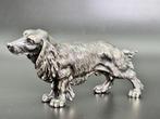 Figuur - Figura del perro en plata 915 - .915 zilver, Antiek en Kunst