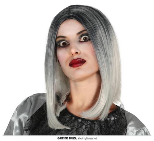 Halloween Pruik Grijs Blond, Hobby en Vrije tijd, Feestartikelen, Nieuw, Verzenden
