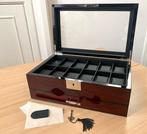 Sieradendoos - Hout - Horloge- en sieradendoosje