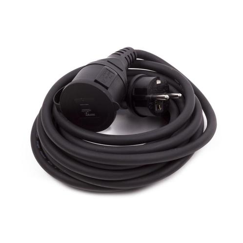 Benson Verlengsnoer rubber - 5 meter - spatwaterdicht - 3..., Doe-het-zelf en Verbouw, Elektra en Kabels, Nieuw, Ophalen of Verzenden