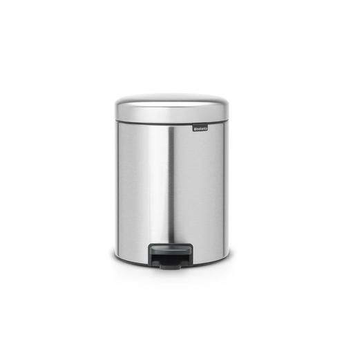 Brabantia pedaalemmer newIcon 5 ltr - Mat RVS FPP, Huis en Inrichting, Woonaccessoires | Prullenbakken, Nieuw, Verzenden