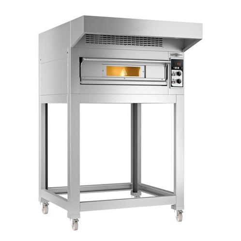 GGM Gastro | Elektrische pizzaoven - 4x 33cm - Handmatig - |, Witgoed en Apparatuur, Afzuigkappen, Inbouw, 400 tot 600 m³ per uur