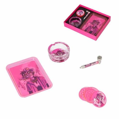 Monkey King Smoking Set  Roze, Verzamelen, Rookartikelen, Aanstekers en Luciferdoosjes, Nieuw, Ophalen of Verzenden