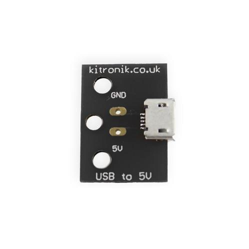 Kitronik Micro USB naar 5V breakout, Hobby en Vrije tijd, Elektronica-componenten, Verzenden