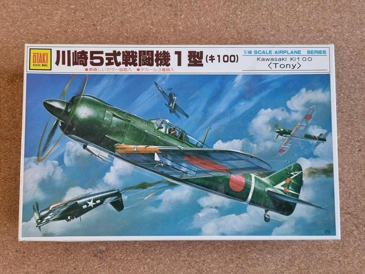 Otaki OT2-15-500 Kawasaki Ki-100 Tony 1:48, Hobby en Vrije tijd, Modelbouw | Vliegtuigen en Helikopters, Verzenden