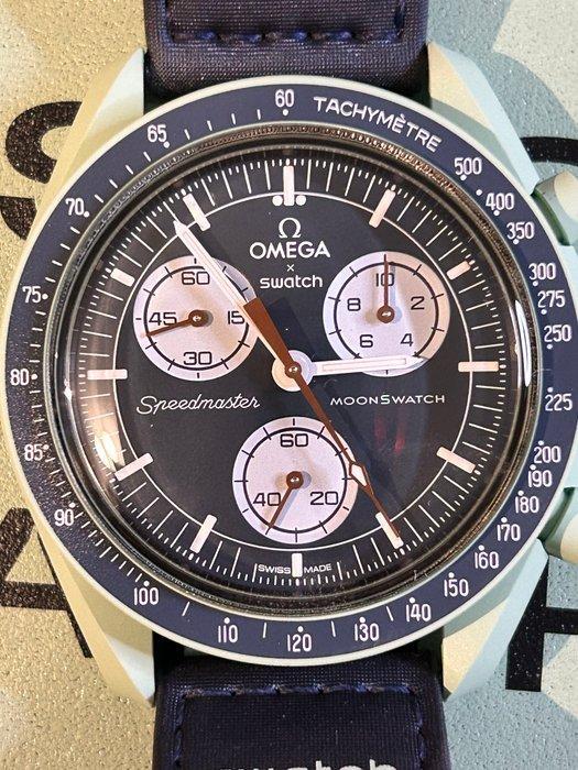 Omega x Swatch - MoonSwatch - Mission on Earth - Zonder, Sieraden, Tassen en Uiterlijk, Horloges | Heren