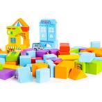 Ecotoys houten speelblokken met sorteerder in stad thema 23, Kinderen en Baby's, Speelgoed | Bouwstenen, Ophalen of Verzenden