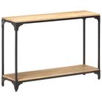 vidaXL Wandtafel 110x30x75 cm massief mangohout, Huis en Inrichting, Tafels | Bijzettafels, Verzenden, Nieuw