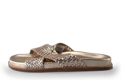 Nelson Slippers in maat 41 Goud | 10% extra korting, Kleding | Dames, Schoenen, Overige kleuren, Gedragen, Slippers, Verzenden
