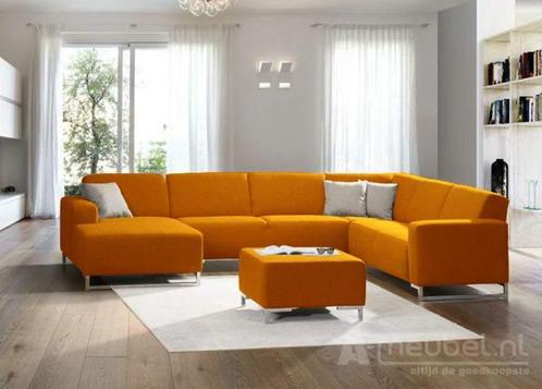 U-Bankstel Kerkdriel - u-banken - Cognac, Huis en Inrichting, Banken | Sofa's en Chaises Longues, Nieuw, Stof