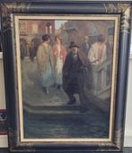 Henri Heyligers (1877-1967) - Leaving the Opera in Venice, Antiek en Kunst, Kunst | Schilderijen | Klassiek