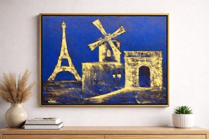 Denis Kuvayev (1971) - Paris Night, Antiek en Kunst, Kunst | Schilderijen | Modern