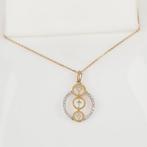 2-delige sieradenset - 14 karaat Geel goud - 0.51ct. tw., Sieraden, Tassen en Uiterlijk, Antieke sieraden