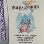 MarioGBA.nl: Final Fantasy Tactics Advance Handleiding iDEAL, Spelcomputers en Games, Ophalen of Verzenden, Gebruikt