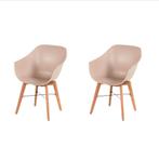 2dekans | Hartman Iris Tuinstoel 2x - Beige Kunststof Kuip -, Tuin en Terras, Tuinsets en Loungesets, Ophalen of Verzenden, Zo goed als nieuw