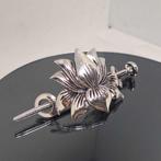 Argento laminato - Haarspeld - Fiore di Loto, Sieraden, Tassen en Uiterlijk, Antieke sieraden